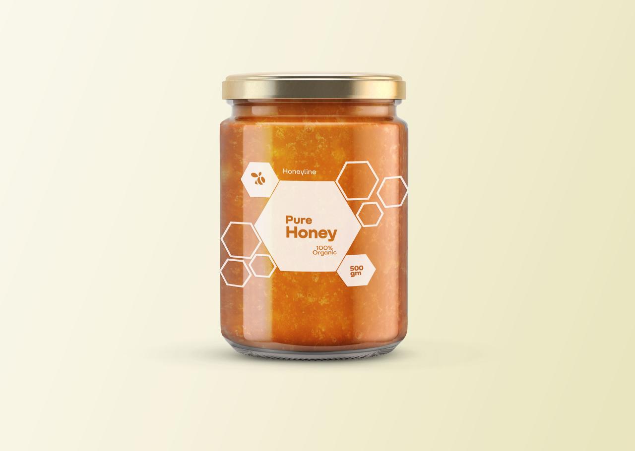 Honey Jar Label Design :: Behance