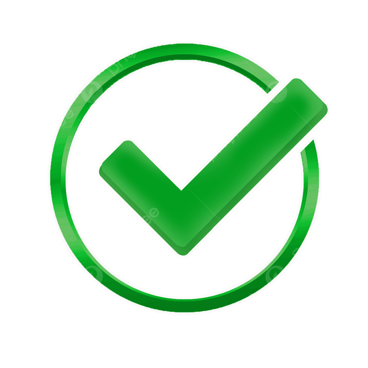 Yellow Check Mark Circle